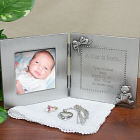 New Baby "A Star is Born" Personalized Baby Silver Photo Frame